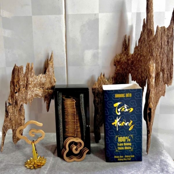 Combo vân mây trầm hương tự nhiên tặng kèm kẹp vân mây